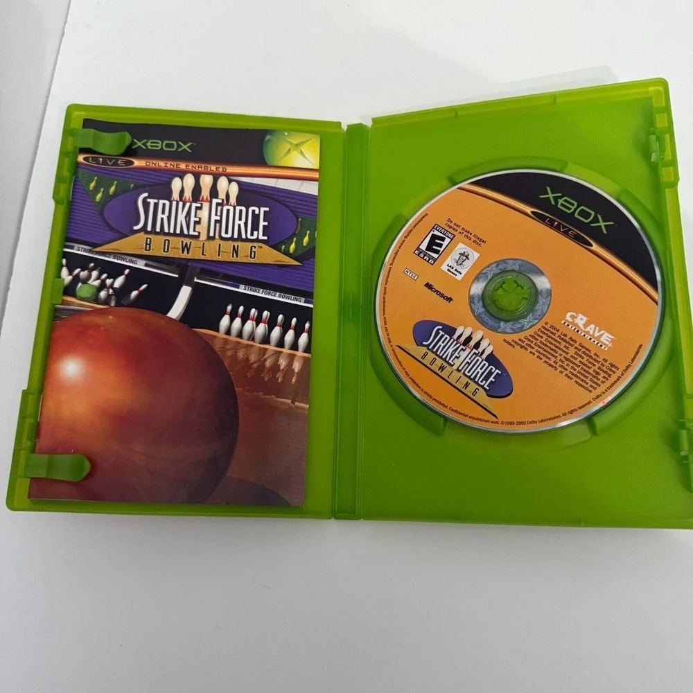 Strike Force Bowling (Microsoft Xbox,‎ 2004) Vintage Game